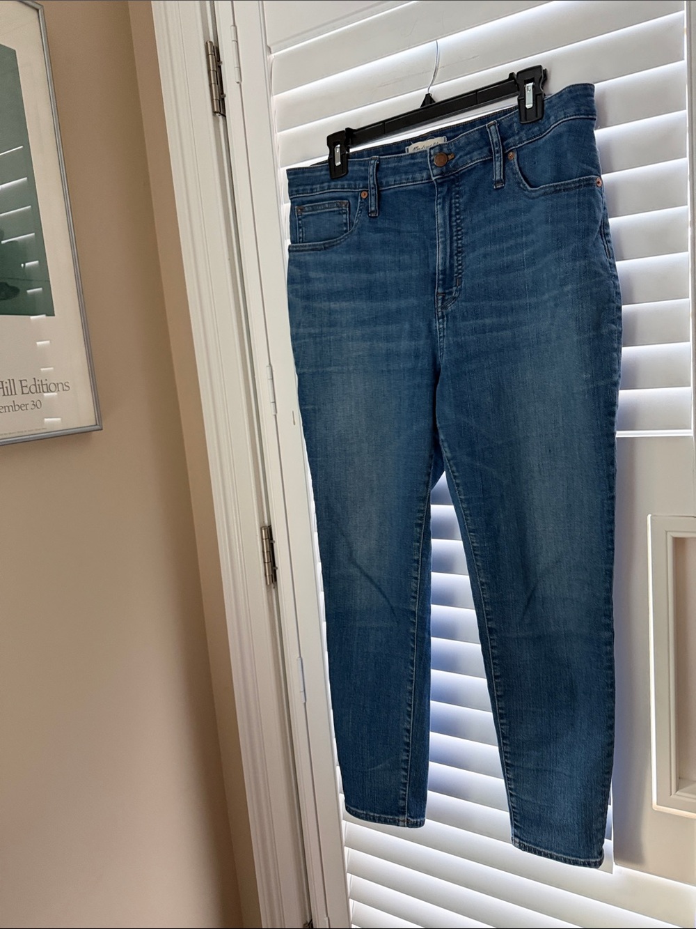 Madewell Blue Cropped Ankle Jeans